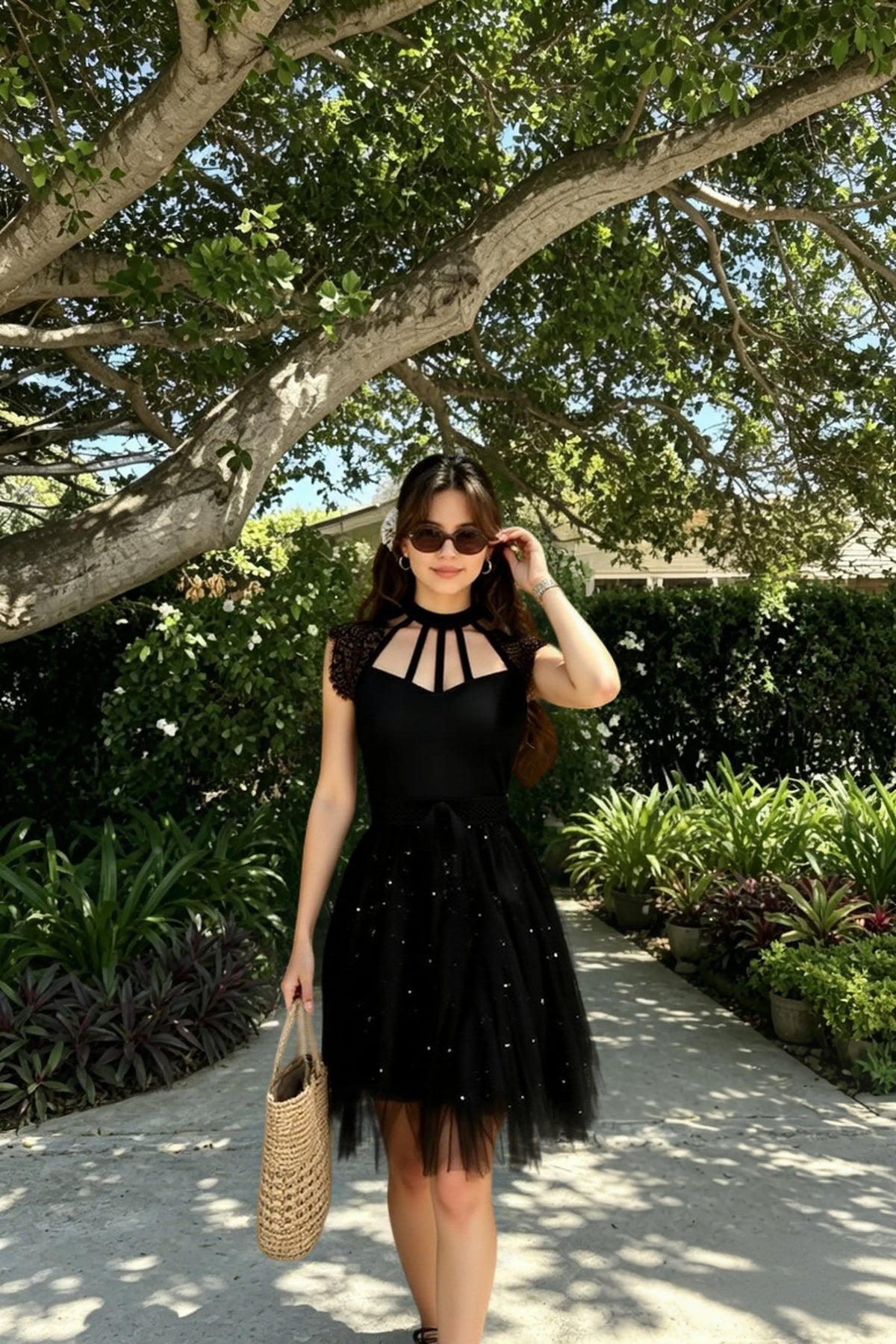 Patchwork Lace Dress