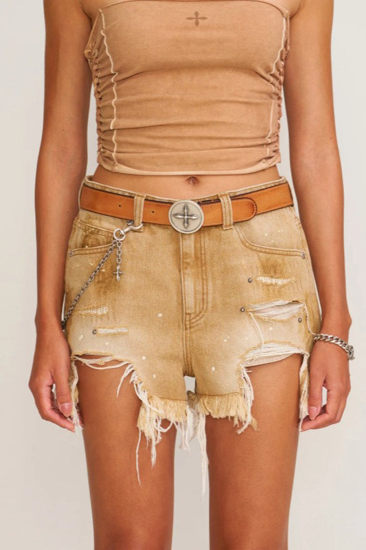 Distressed Denim Jeans
