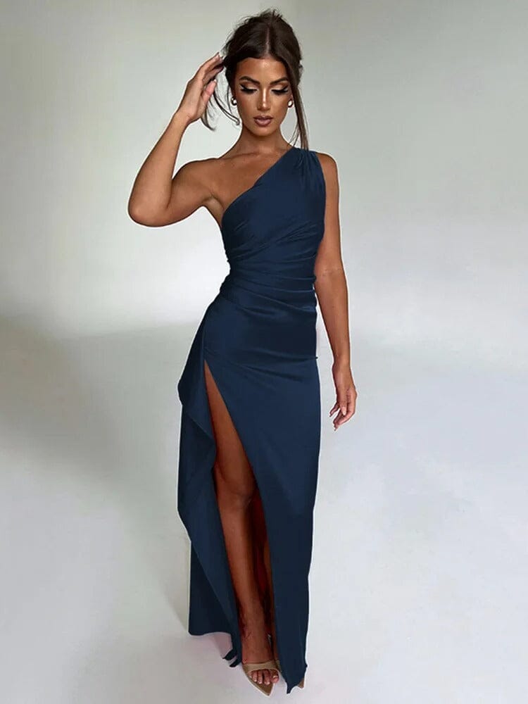 Josefina Exclusive Dress Bodycon Silk Maxi Chic Silhouette Collection - View 3