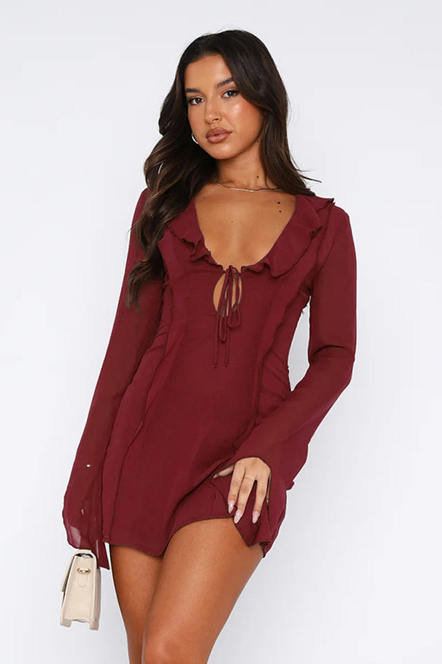 Surround Sound Mesh Mini Dress - View 14