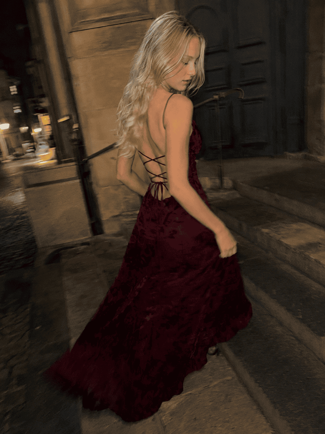 Backless Maxi Dress