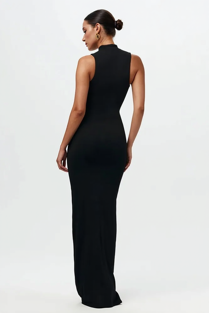 High Neck Sleeveless Tie Waist Wide Leg Jumpsuit 6
