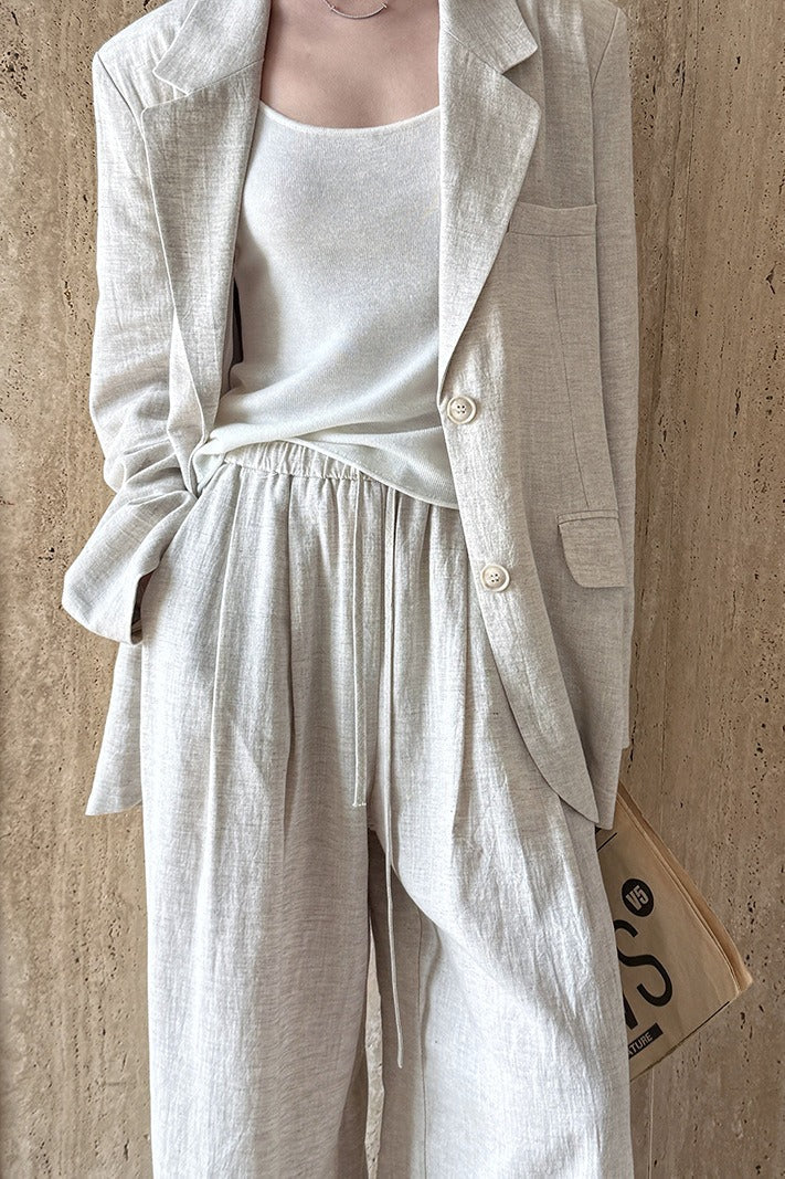 Tencel Linen Blend Blazer