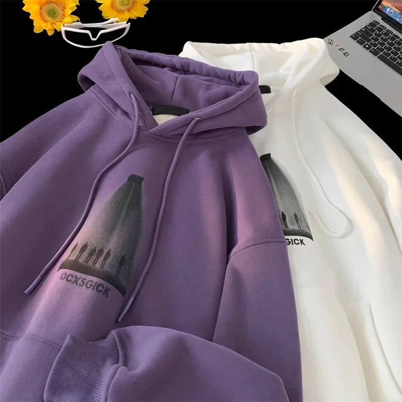 Funny Graphic Fleece Y2K Hoodie