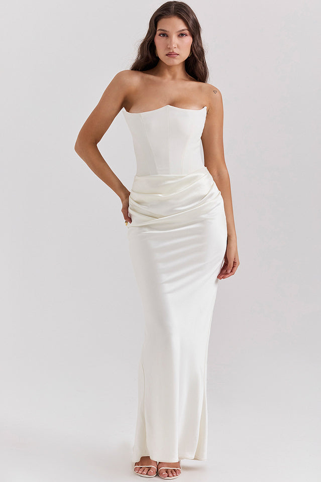 Persephone Off Shoulder Bustier Dress - View 10