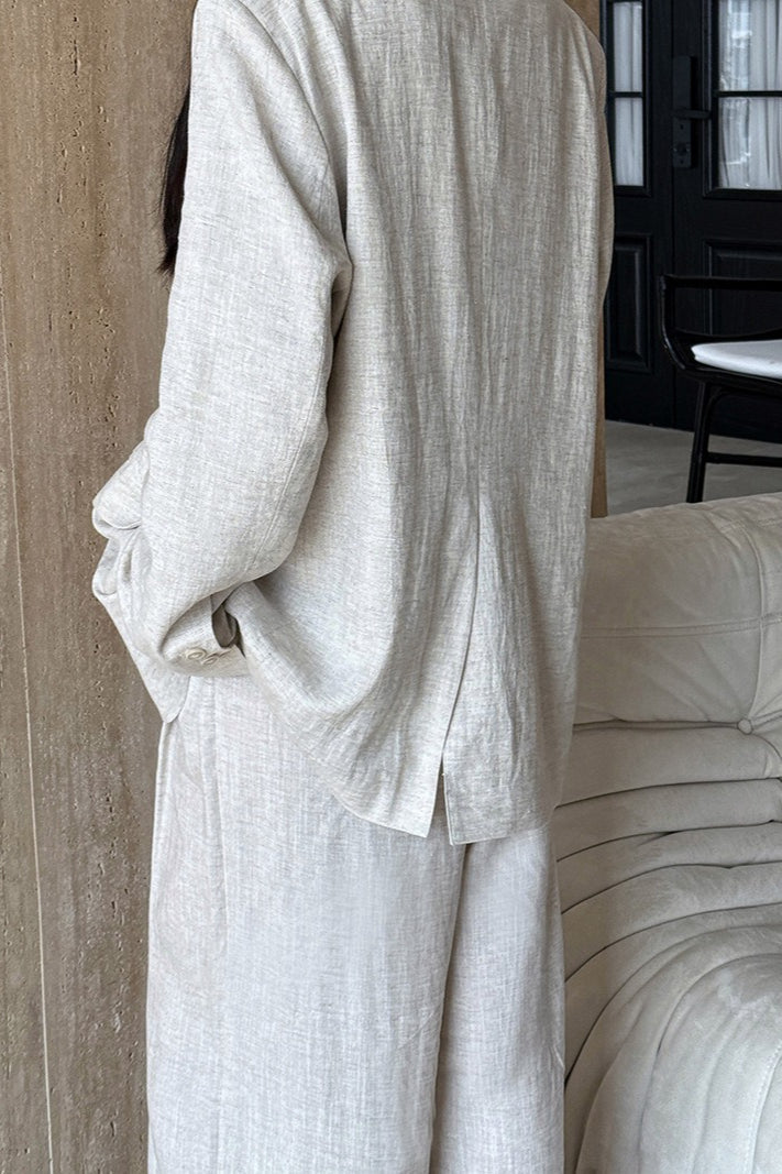 Tencel Linen Blend Blazer