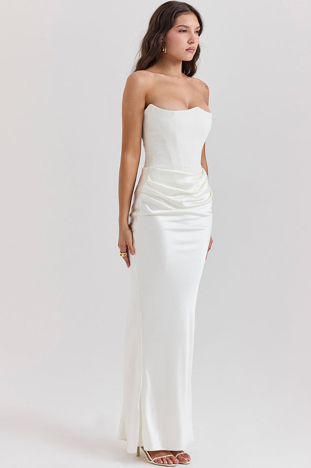 Persephone Off Shoulder Bustier Dress - View 11