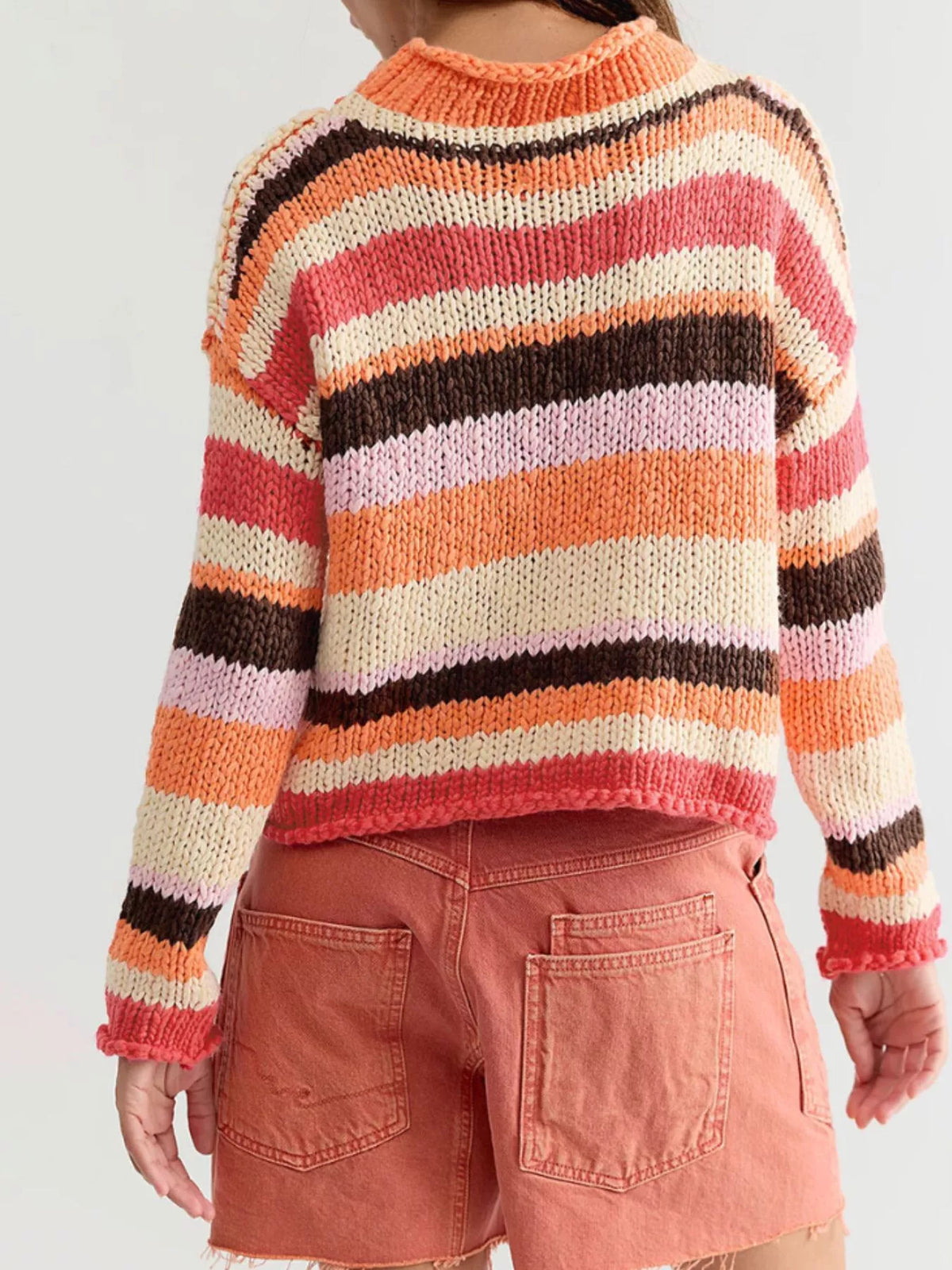 Chunky Knit Striped Sweater