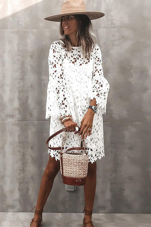 Out In The World Lace Two-Piece Mini Dress - View 2