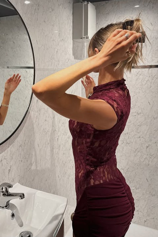 Lace Mini Dress