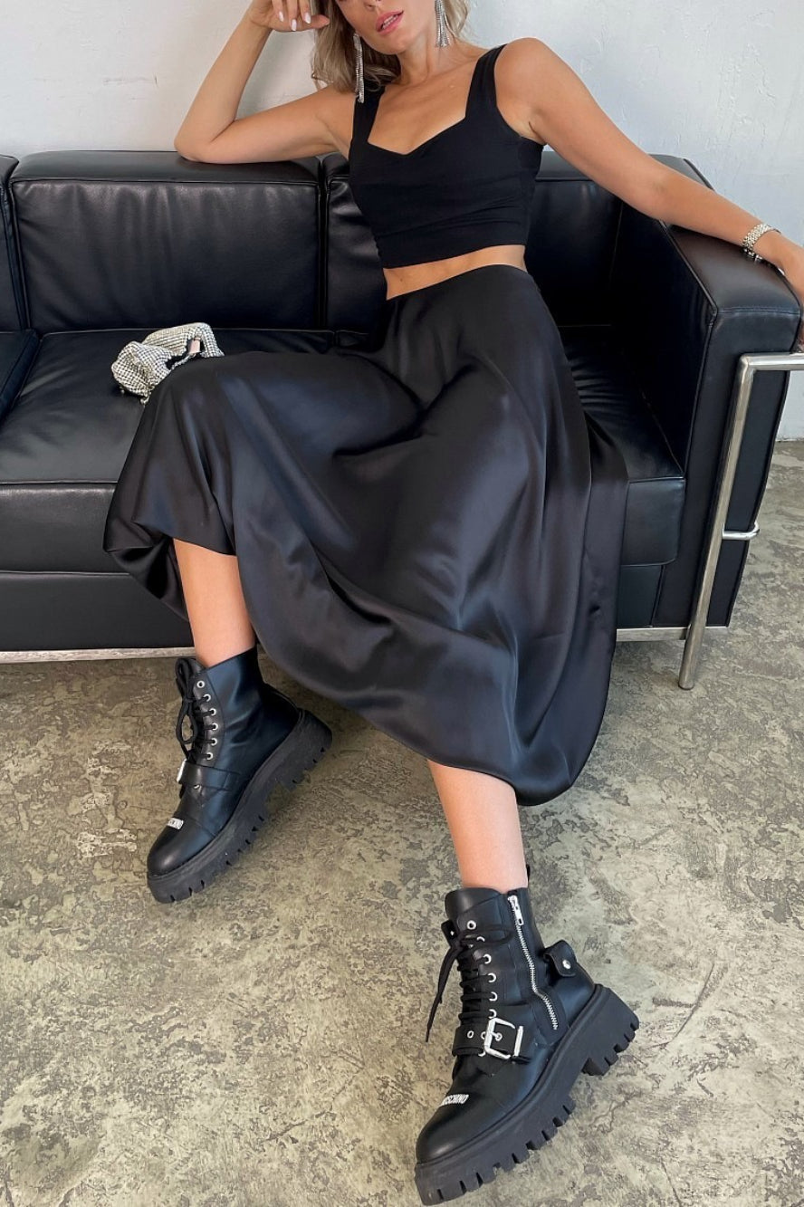 Puff Hem Cocktail Skirt