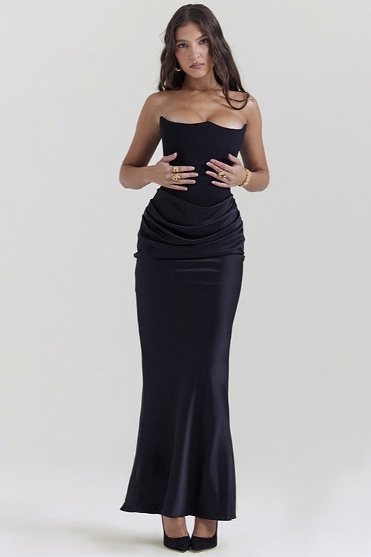 Strapless Ruched Party Dress - View 5