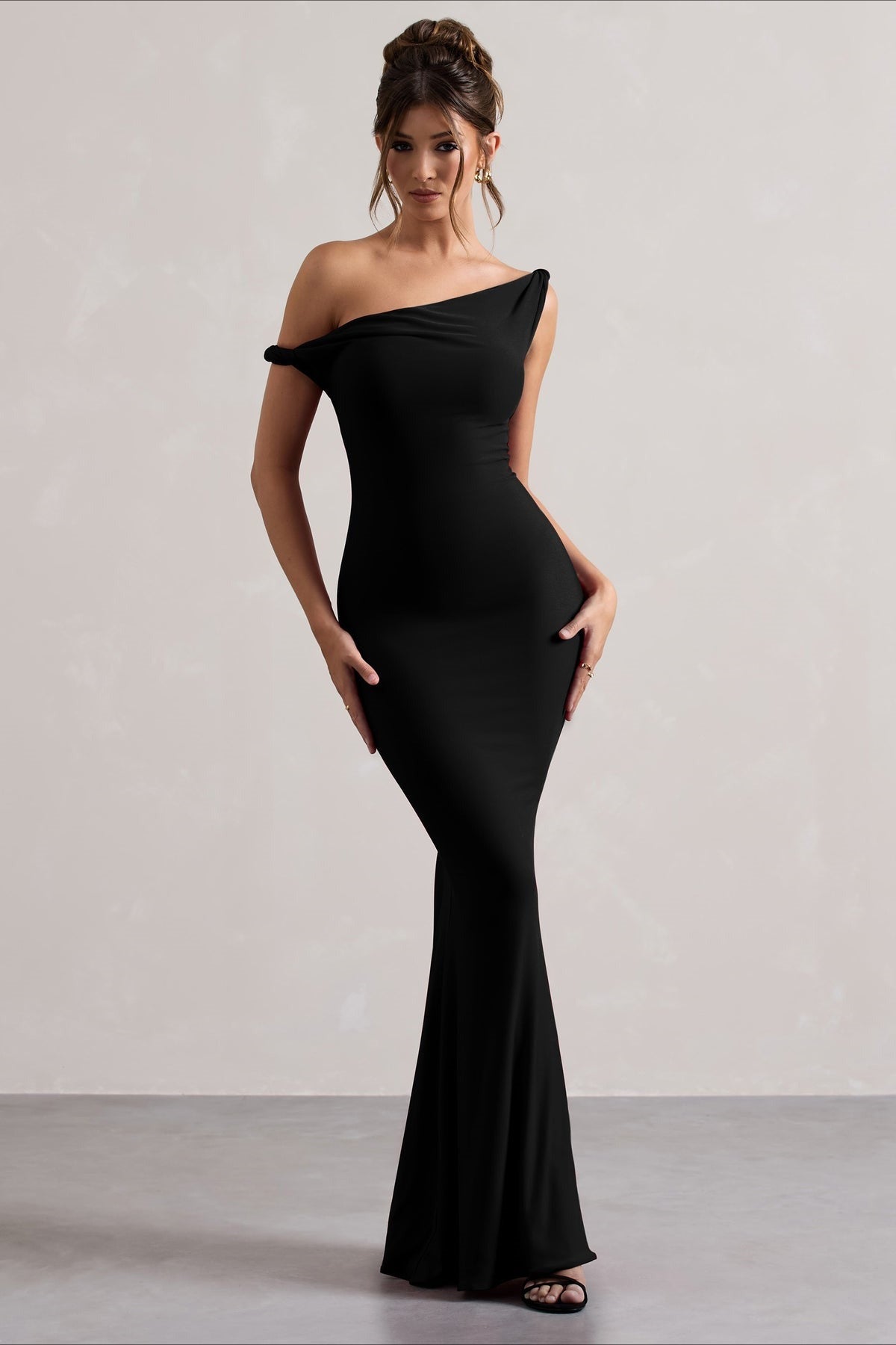 One Shoulder Bodycon Mermaid Maxi Dress