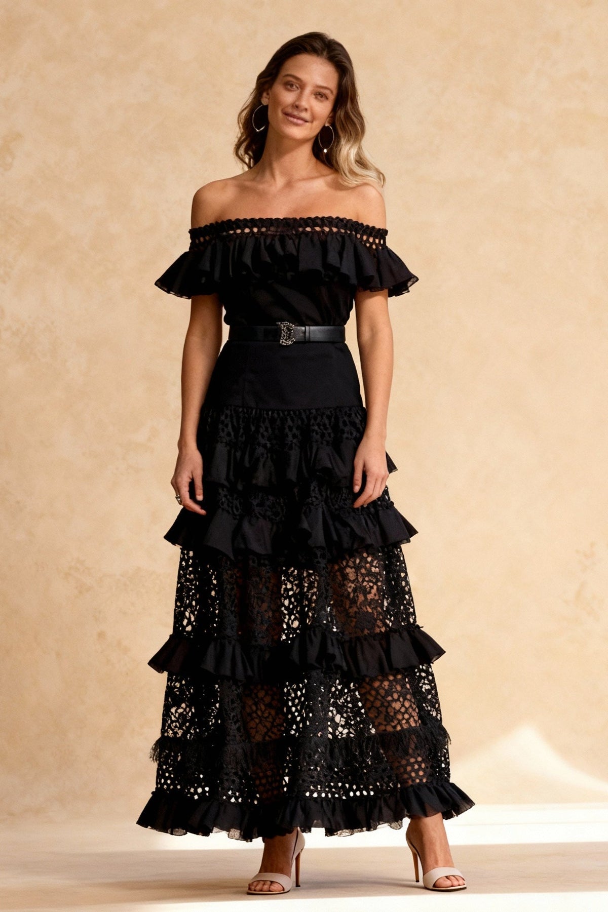 Patchwork Lace Dress