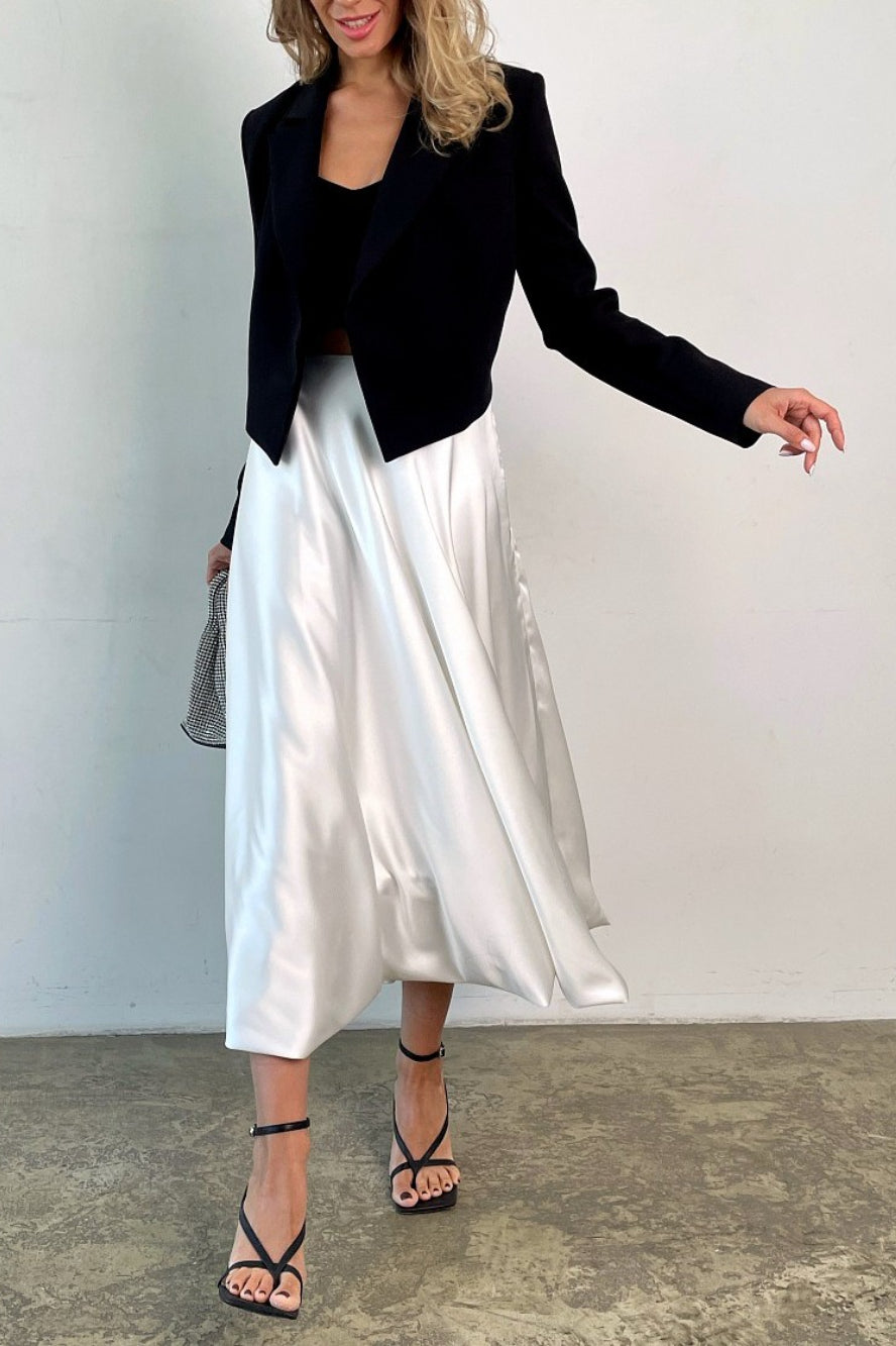 Puff Hem Cocktail Skirt
