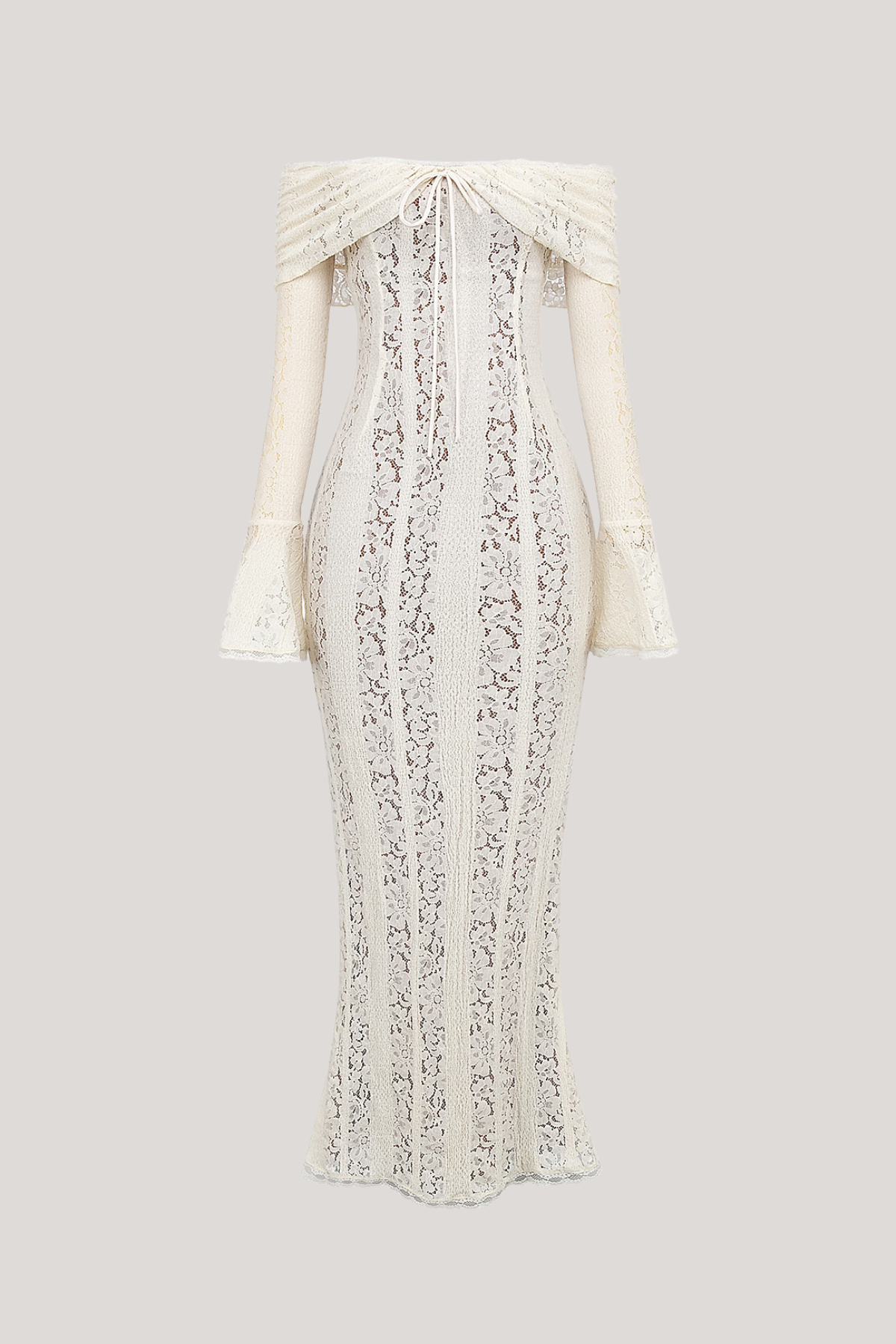 Lana Off - Shoulder Lace Maxi Dress - View 5