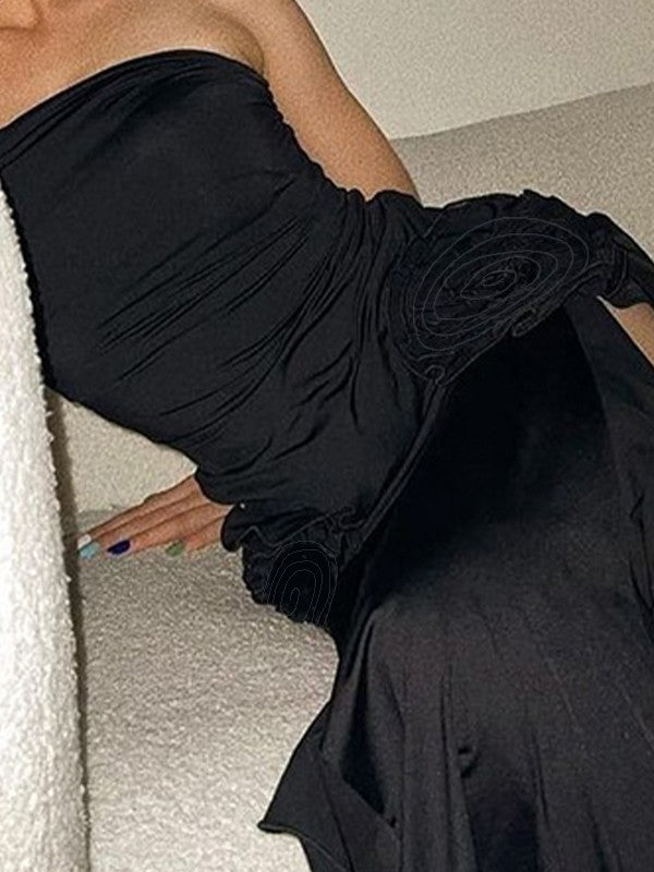 Sheer Mesh Maxi Dress