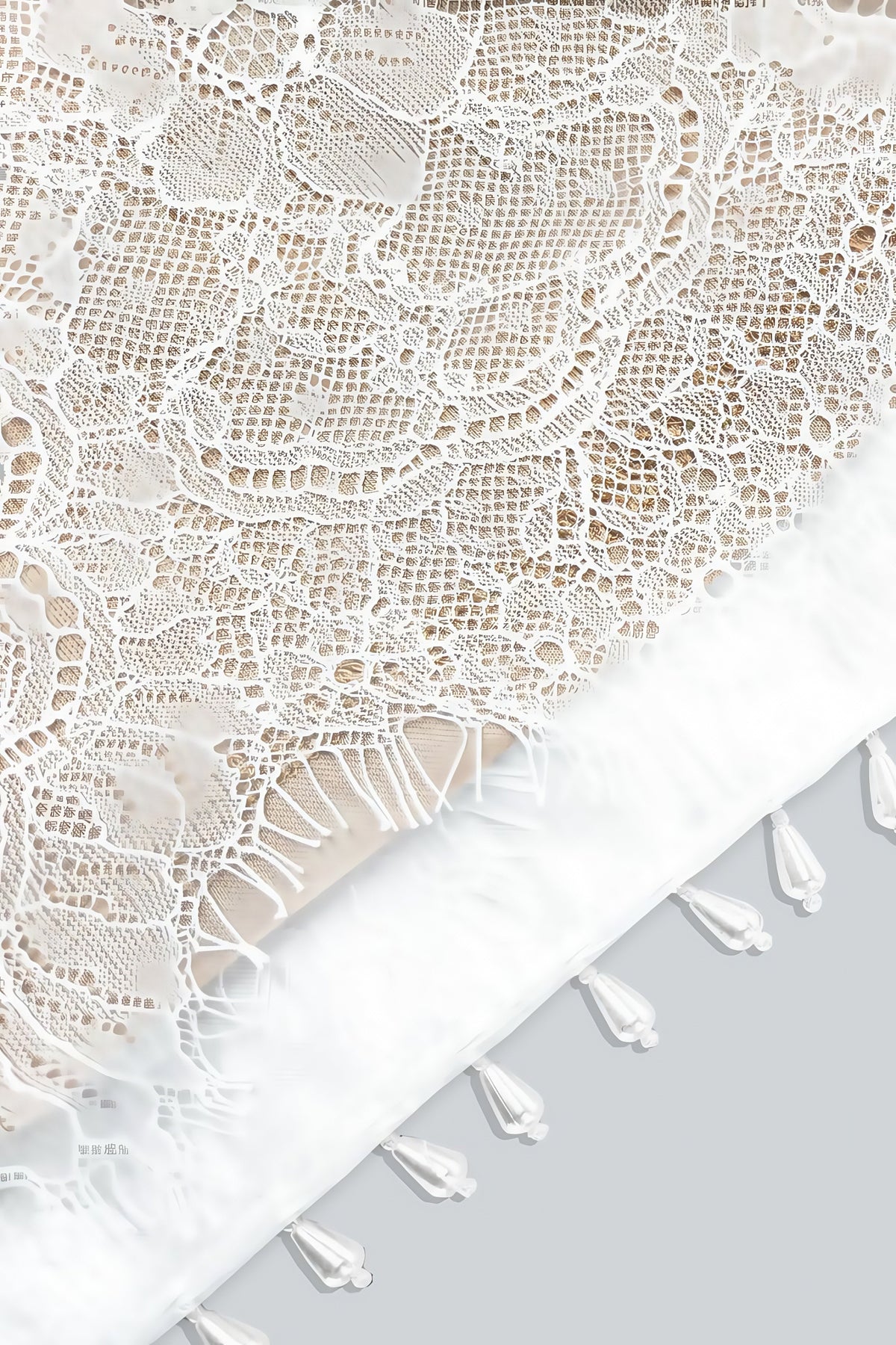 Hadrian Pearl Lace Mini Dress - View 7