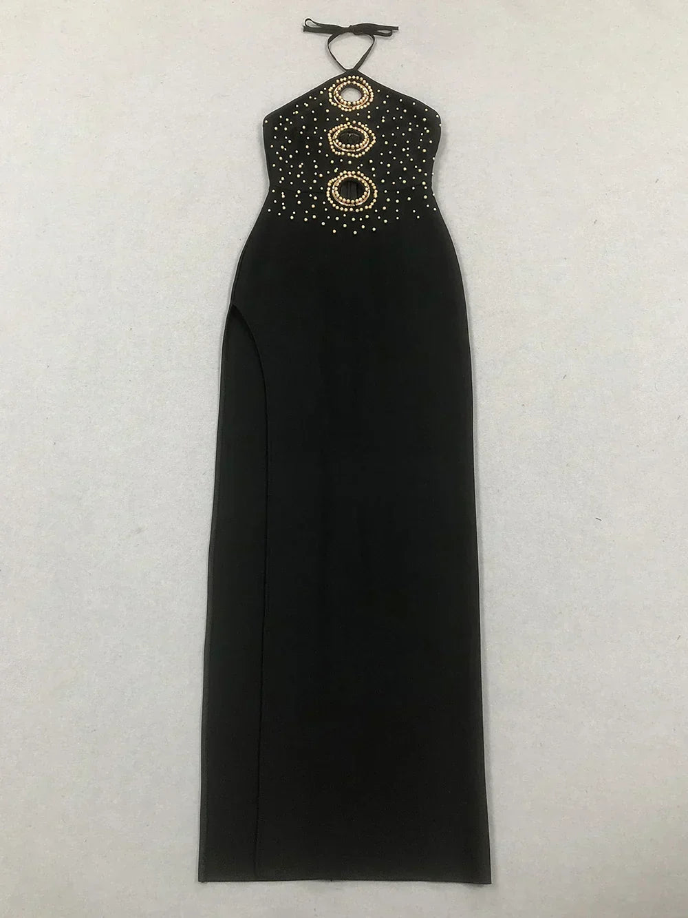 Knit V-Neck Batwing Sleeve Midi Dress - View 11