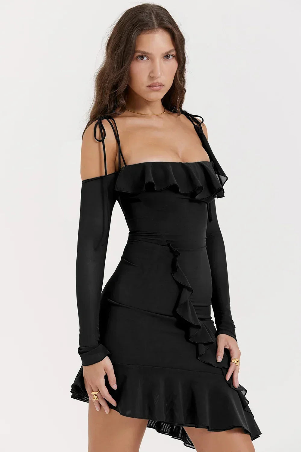 Ruched Mini Dress