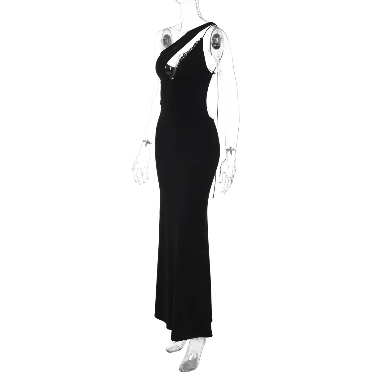 Cut Out Bandage Backless Maxi Dress - View 9