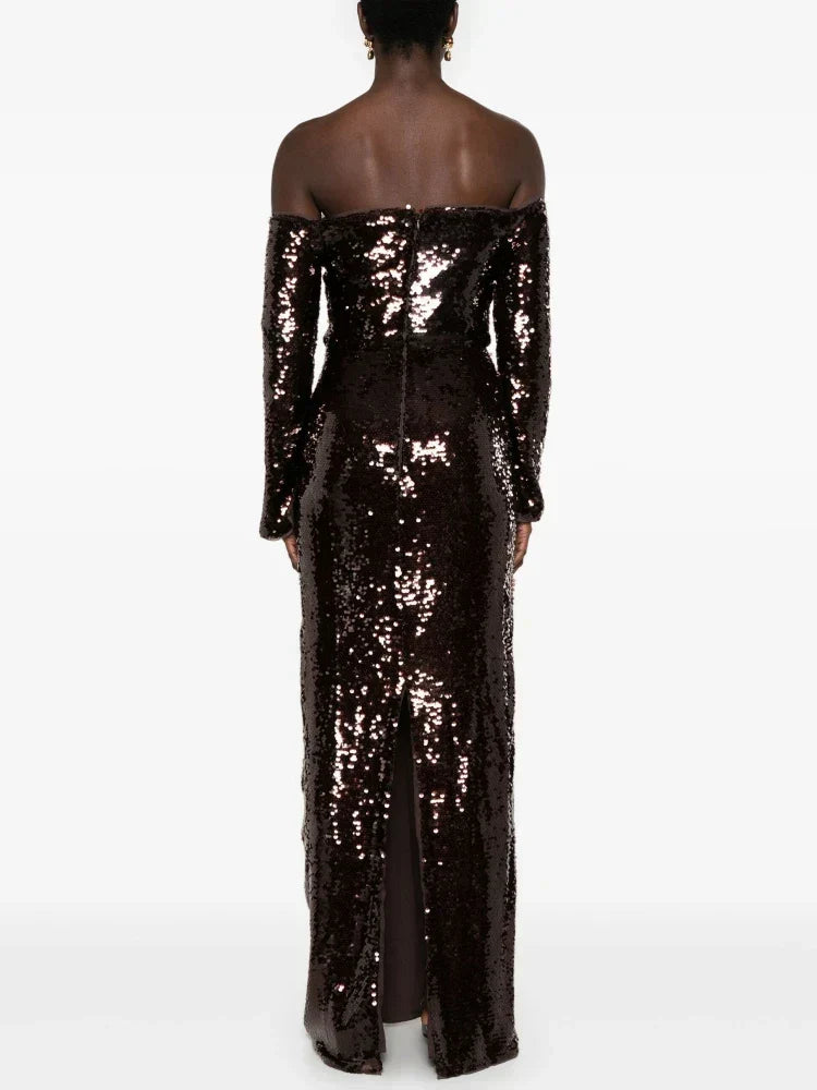 Patchwork Sheer Mesh Dress