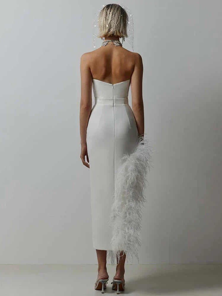 Backless Midi Dress