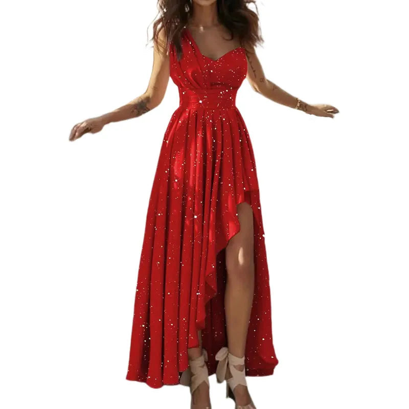 Elegant Red Cocktail Graduation Bridesmaid Formal Party