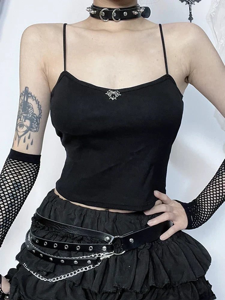 Gothic Dark Stylish Personalized Trendy Unique Chic Crop