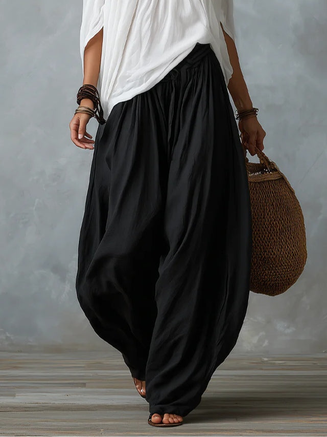 Off Shoulder Top and Wide Leg Pants Two Piece Set 9