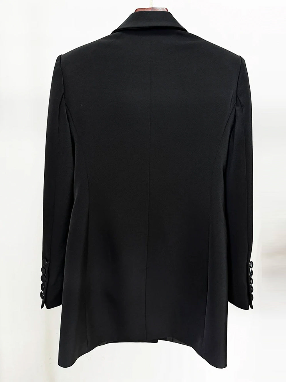 Rhinestone Crystal Embellished Double Breasted Blazer Mini Dress - View 7