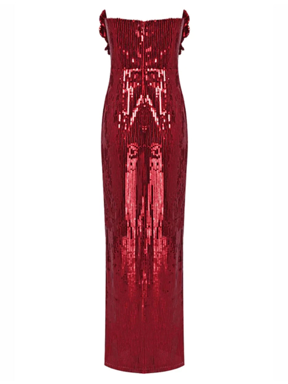 Velvet One Shoulder Wrap Bodycon Mini Dress - View 2