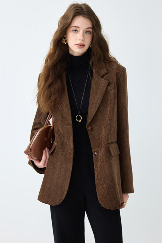 Oversized Retro Tailored Blazer
