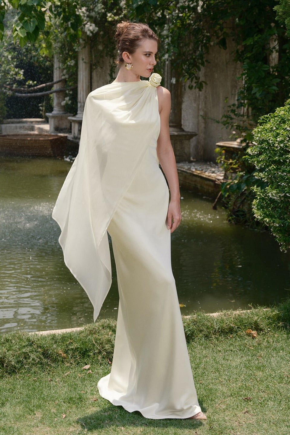 Vintage Washed Satin Dress