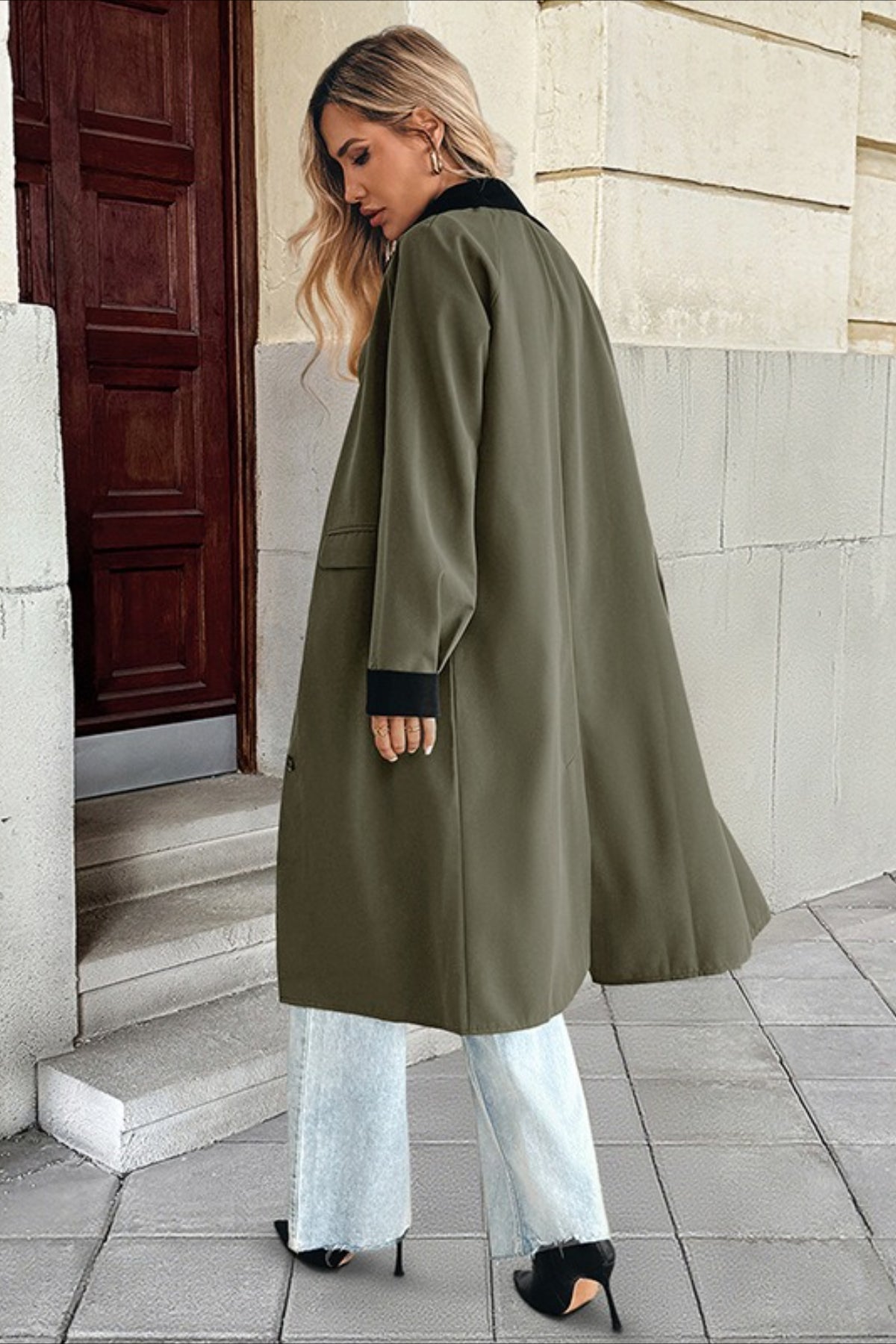 Long Line Commuter Style Overcoat