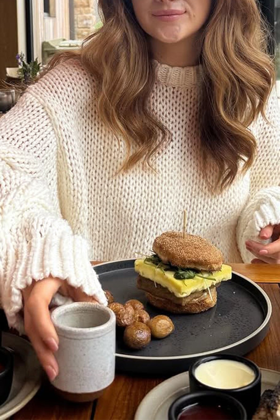 Minimalist Loose Crewneck Knit Sweater