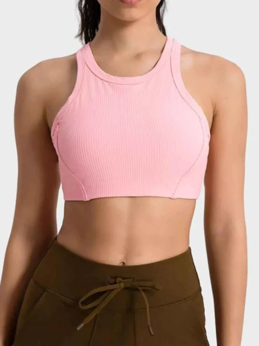 Millennia Wide Strap Cropped Sport Tank