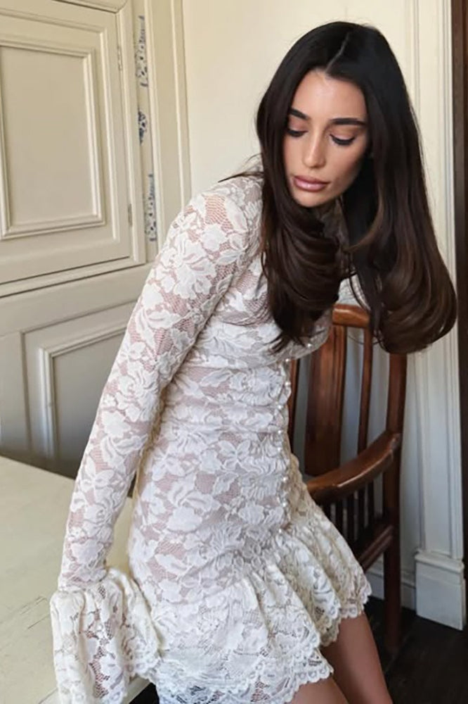 Lace Bodycon Mini Dress