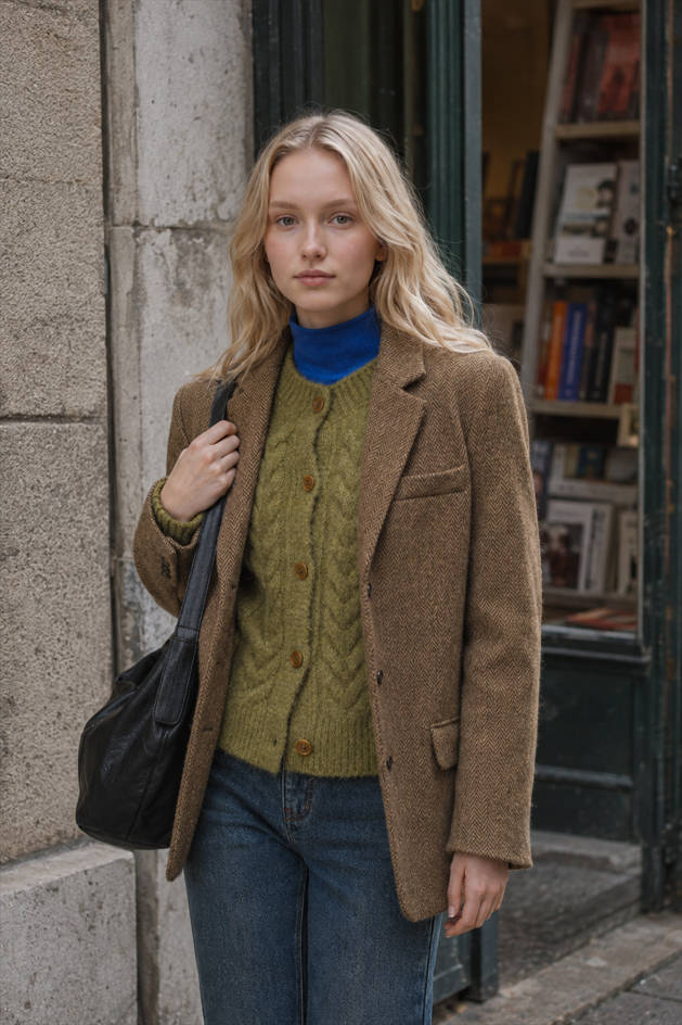 Wool Blend Blazer