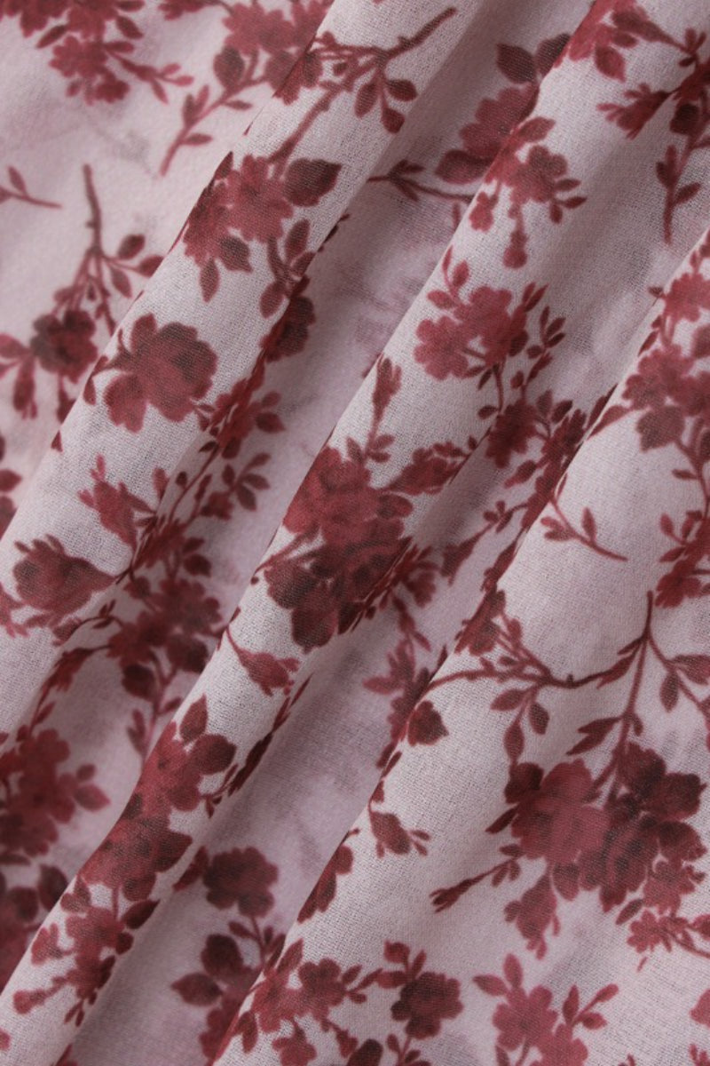 Backless Floral Dress