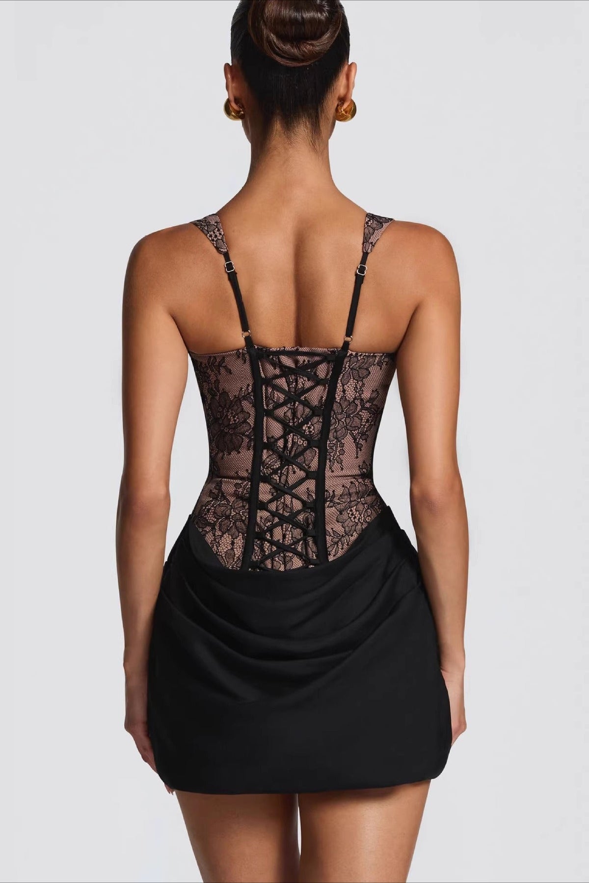 Lace Bodycon Mini Dress