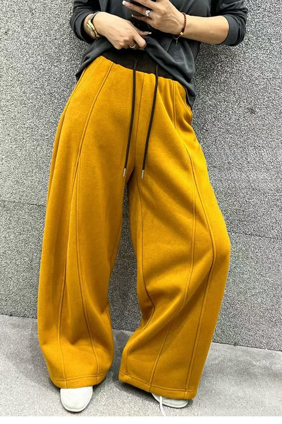 Fluid Wide Leg Fleece Sweat Pants