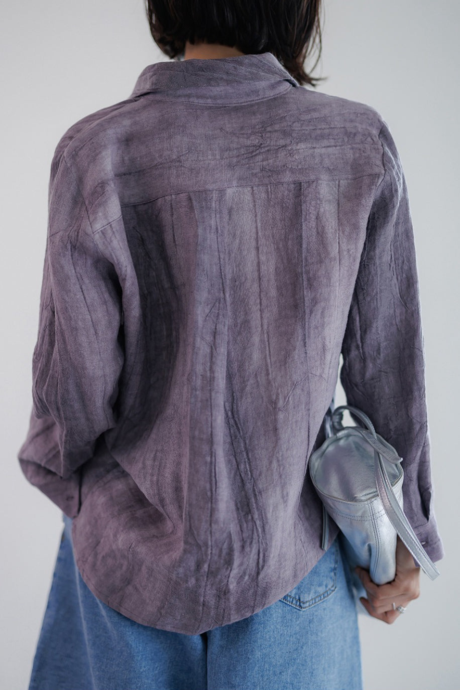 Old Money Wave Texture Blouse