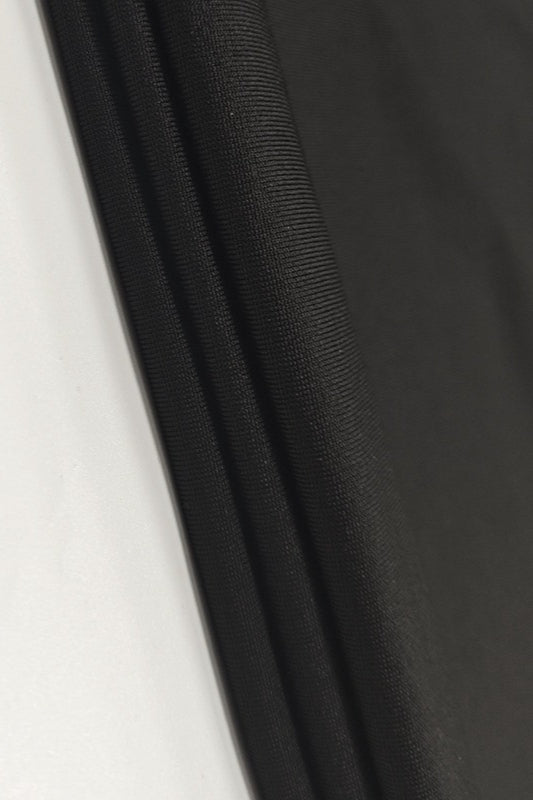 One Shoulder Metal Detail Flared Sleeve Top High Waist