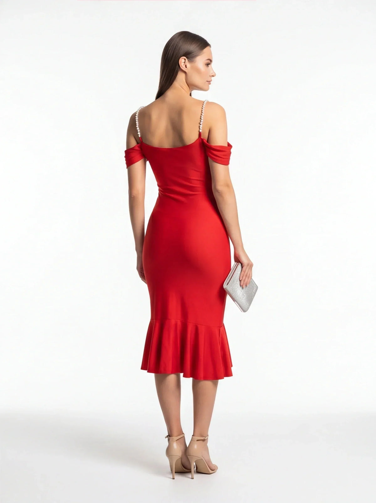 Bodycon V-Neck Sleeveless Cocktail Mini Dress - View 3