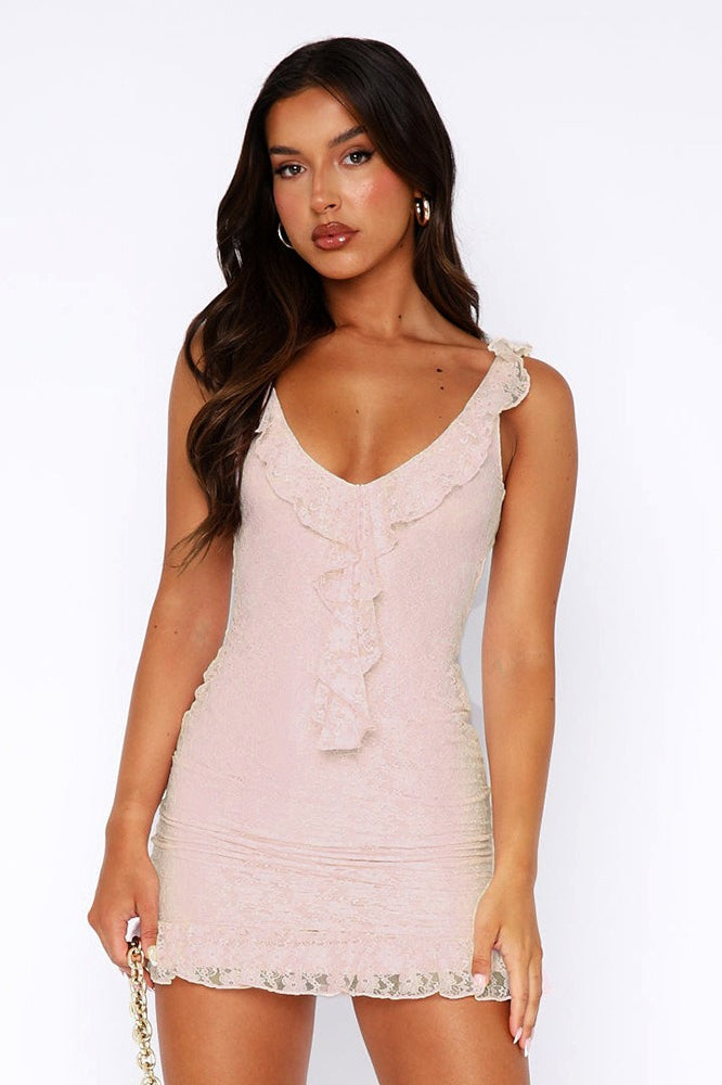 Backless Lace Dress