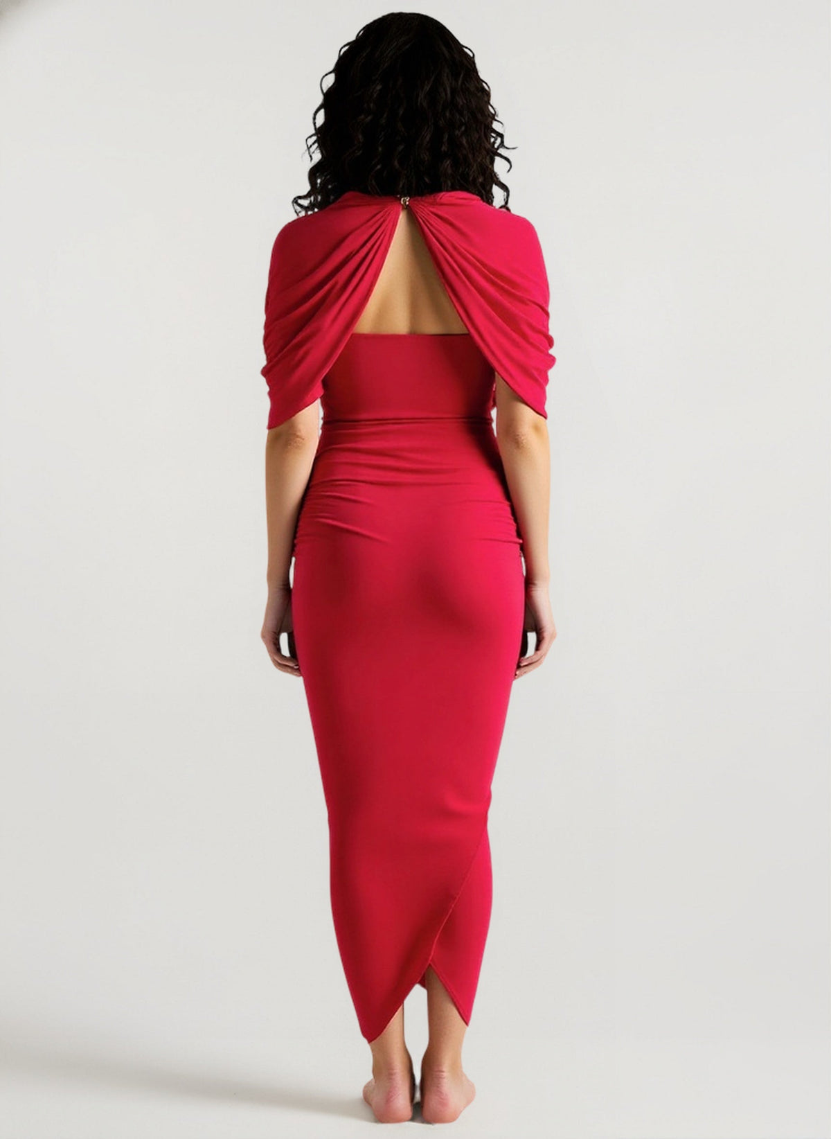 Backless Ruched Dress