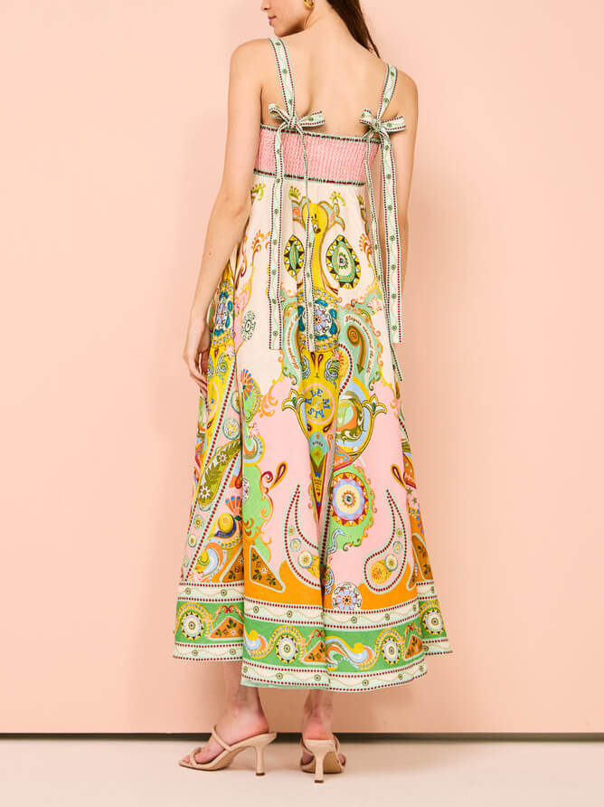 Unique Holiday Print Madi Dress