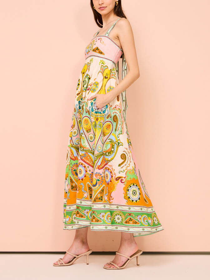 Unique Holiday Print Madi Dress