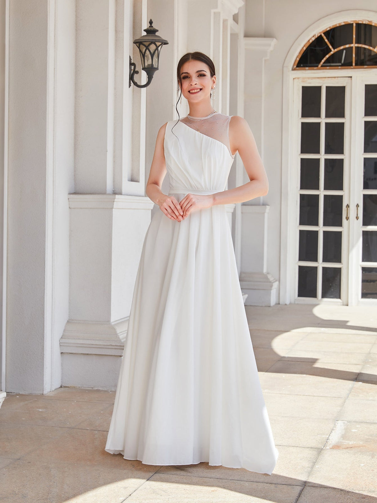 Off Shoulder Dress Slim Cocktail Maxi Dress - View 3